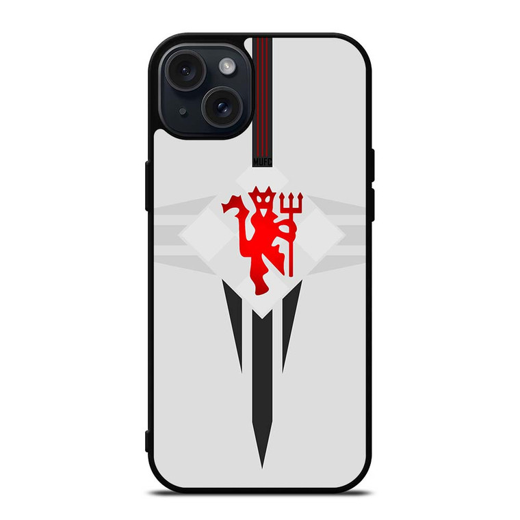 MANCHESTER UNITED FC ICON iPhone 15 Plus Case Cover MANCHESTER UNITED FC ICON iPhone 15 Plus Case Cover