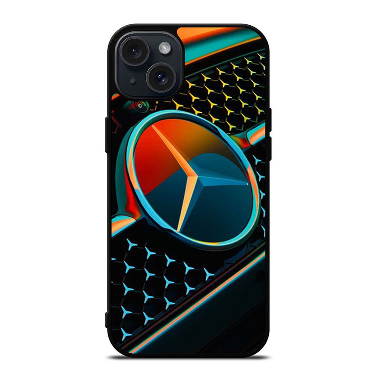 MERCEDES BENZ LOGO EMBLEM ICON iPhone 15 Plus Case Cover