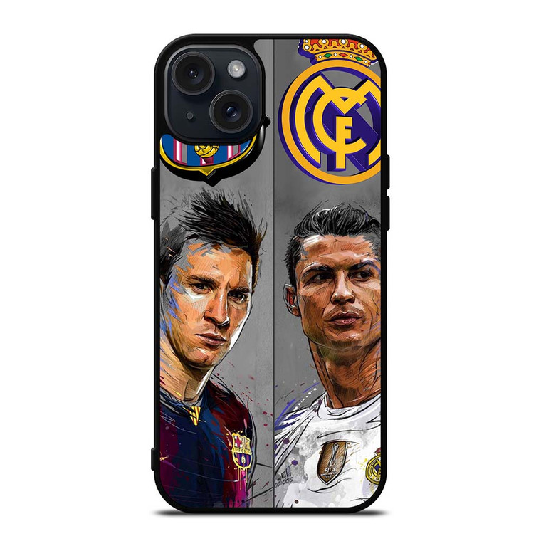 MESSI RONALDO iPhone 15 Plus Case Cover