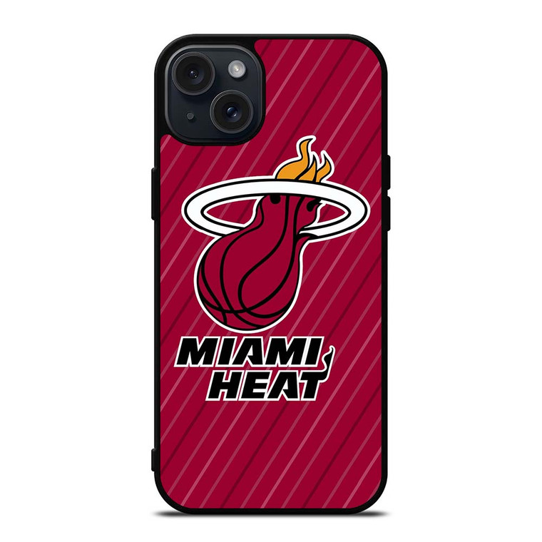 MIAMI HEAT LOGO iPhone 15 Plus Case Cover