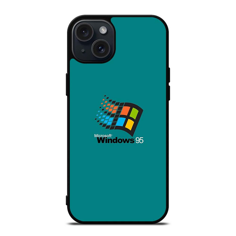 MICROSOFT WINDOWS 95 RETRO LOGO iPhone 15 Plus Case Cover