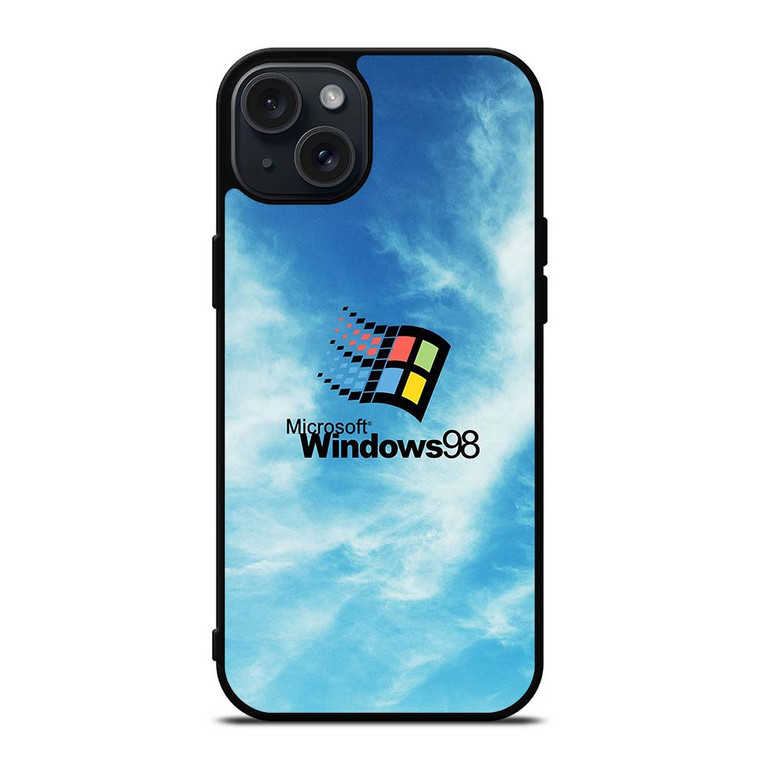 MICROSOFT WINDOWS 98 RETRO LOGO iPhone 15 Plus Case Cover