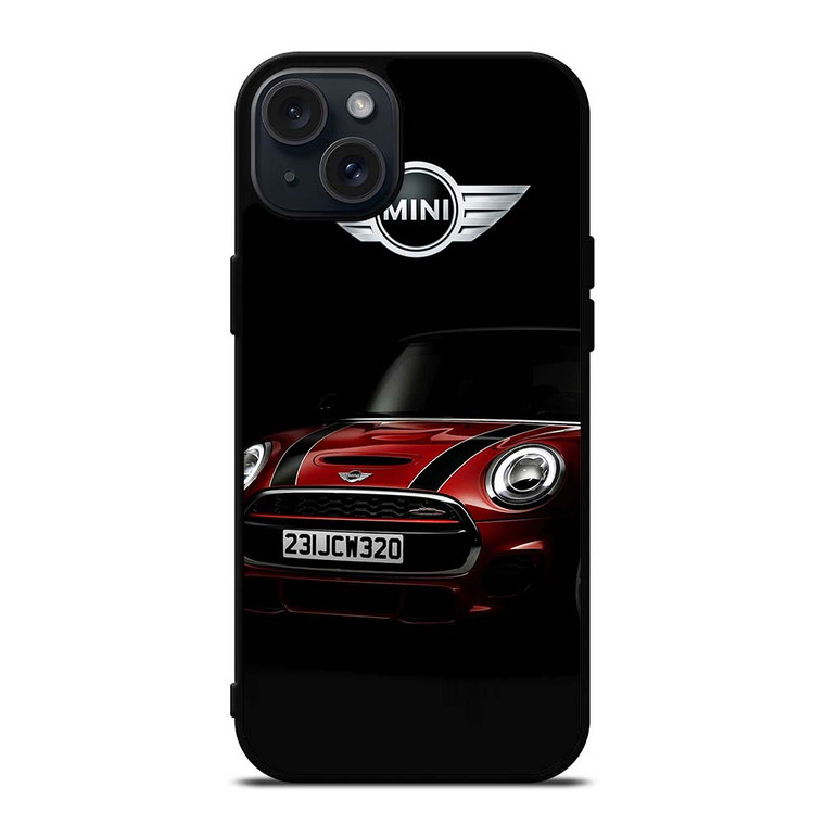 MINI COOPER CAR RED iPhone 15 Plus Case Cover