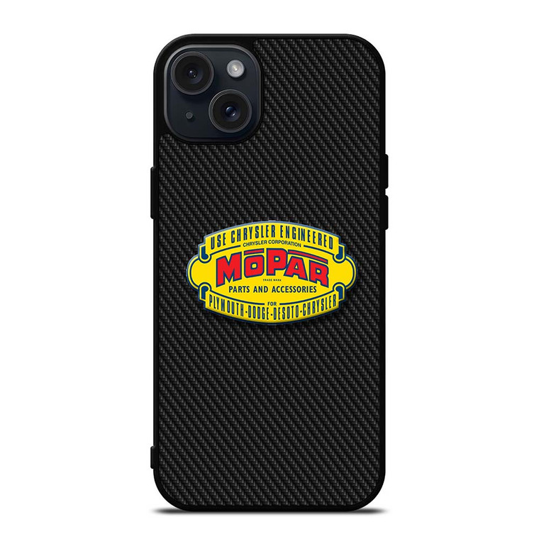 MOPAR CAR VINTAGE CARBON iPhone 15 Plus Case Cover MOPAR CAR VINTAGE CARBON iPhone 15 Plus Case Cover