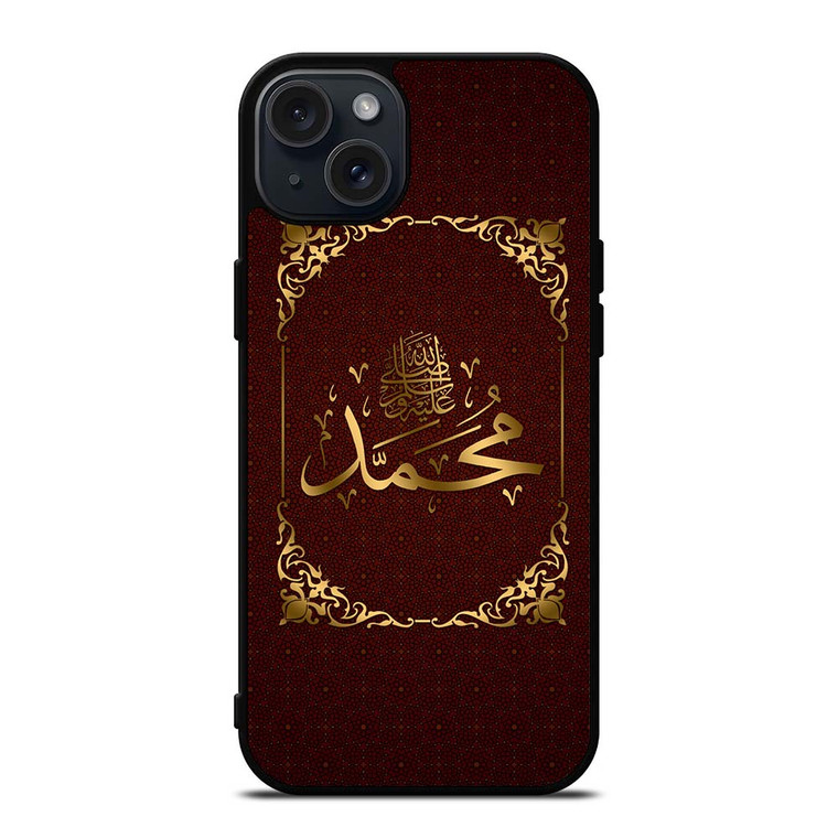 MUHAMMAD ARABIC CALLIGRAPHY iPhone 15 Plus Case Cover MUHAMMAD ARABIC CALLIGRAPHY iPhone 15 Plus Case Cover