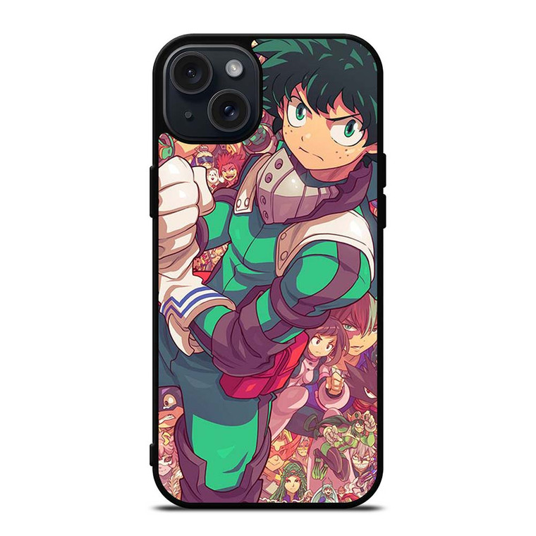 MY HERO ACADEMIA ALL CHARACTER iPhone 15 Plus Case Cover