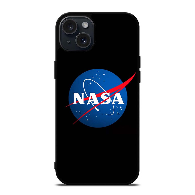 NASA LOGO BLACK iPhone 15 Plus Case Cover