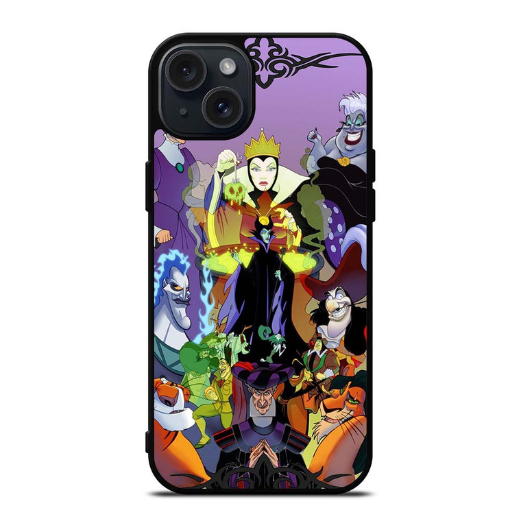 NEW DISNEY VILLAINS CARTOON iPhone 15 Plus Case Cover NEW DISNEY VILLAINS CARTOON iPhone 15 Plus Case Cover