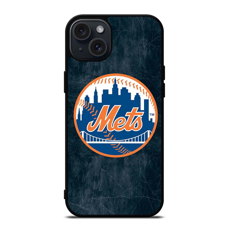 NEW YORK METS BASEBALL LOGO iPhone 15 Plus Case Cover
