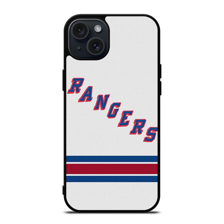 NEW YORK RANGERS LOGO HOCKEY TEAM ICON iPhone 15 Plus Case Cover