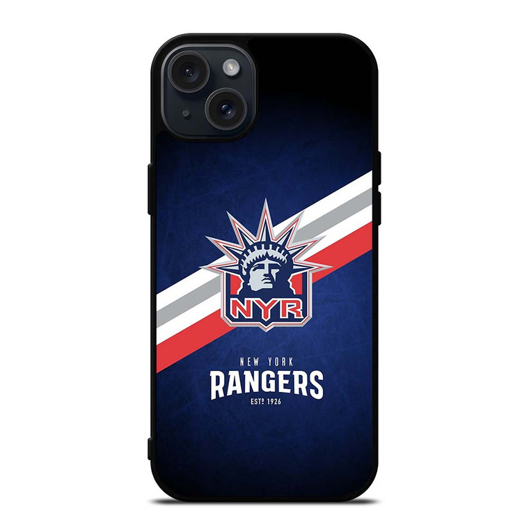 NEW YORK RANGERS LOGO MASCOT iPhone 15 Plus Case Cover