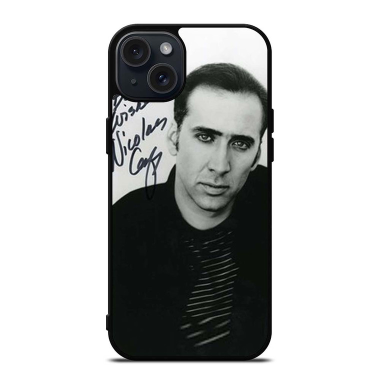 NICOLAS CAGE SIGNATURE iPhone 15 Plus Case Cover NICOLAS CAGE SIGNATURE iPhone 15 Plus Case Cover