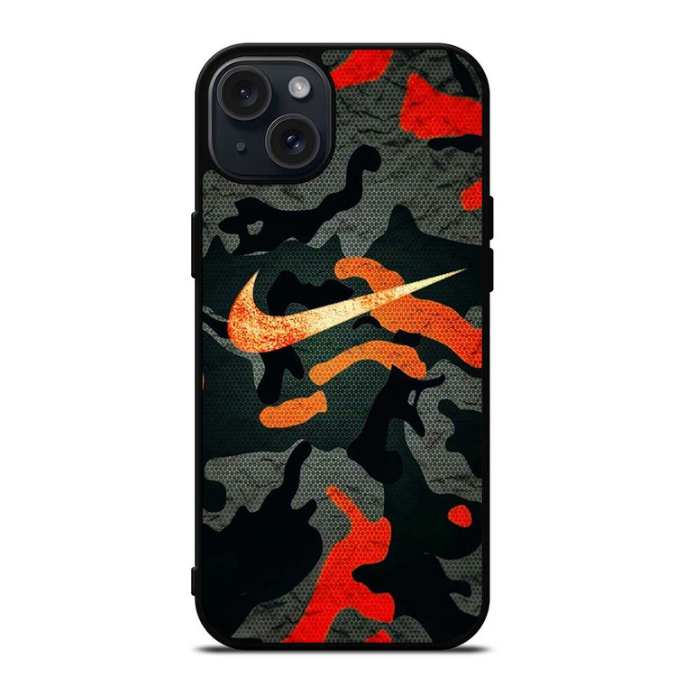 NIKE COLORFUL CAMO iPhone 15 Plus Case Cover NIKE COLORFUL CAMO iPhone 15 Plus Case Cover