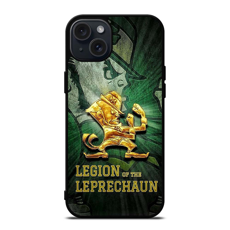 NOTRE DAME FIGHTING IRISH GOLD LOGO iPhone 15 Plus Case Cover
