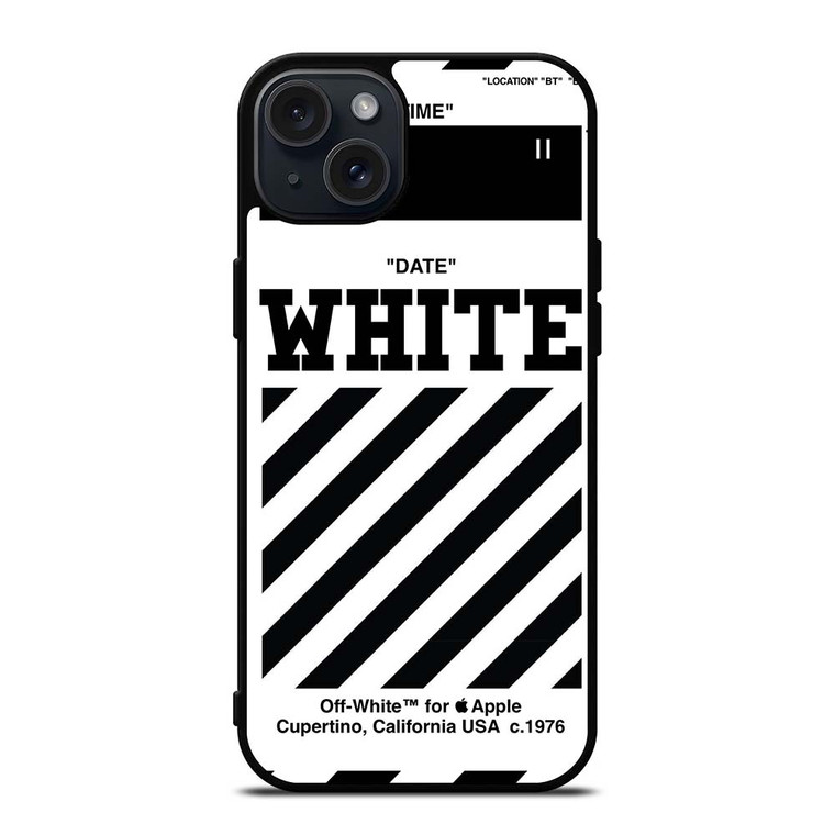 OFF WHITE 3 iPhone 15 Plus Case Cover
