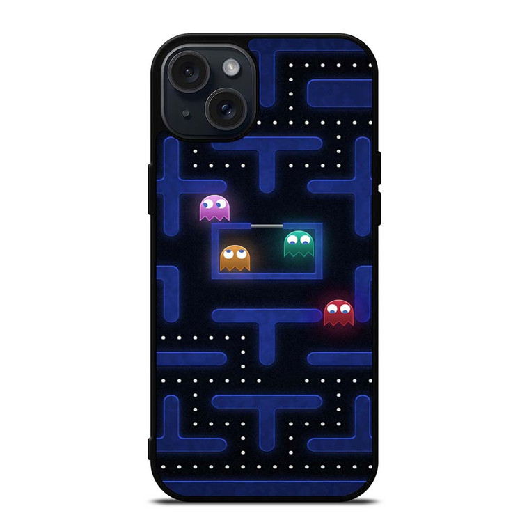 PACMAN CLASSIC GAME iPhone 15 Plus Case Cover PACMAN CLASSIC GAME iPhone 15 Plus Case Cover