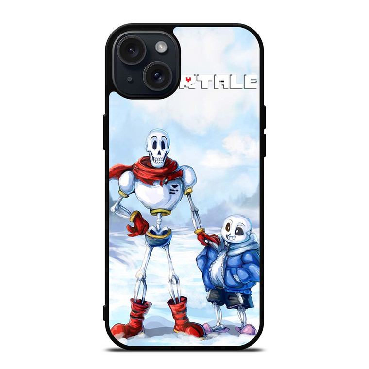 PAPYRUS AND UNDERTALE iPhone 15 Plus Case Cover PAPYRUS AND UNDERTALE iPhone 15 Plus Case Cover