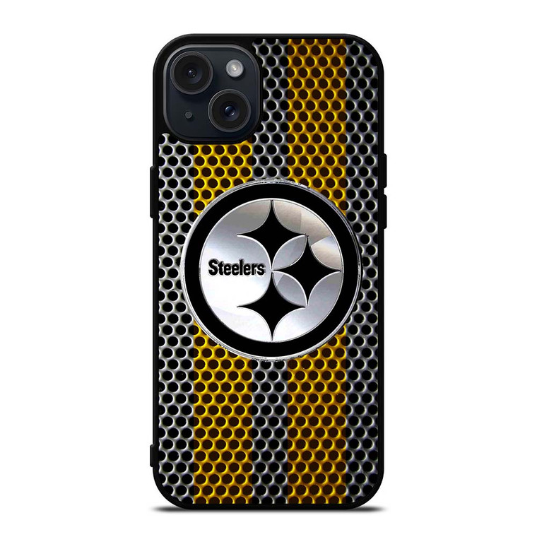 PITTSBURGH STEELERS EMBLEM iPhone 15 Plus Case Cover PITTSBURGH STEELERS EMBLEM iPhone 15 Plus Case Cover