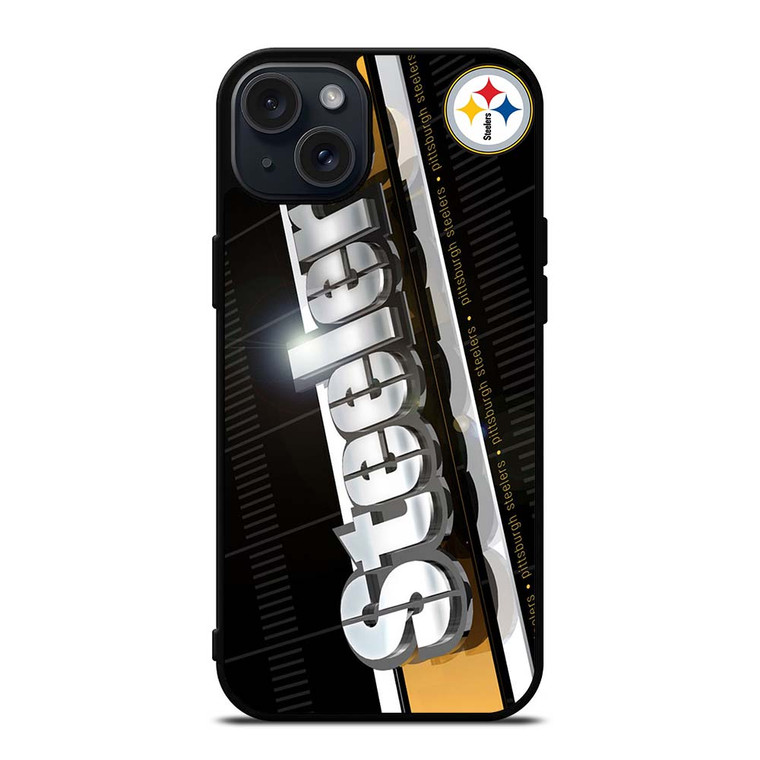 PITTSBURGH STEELERS iPhone 15 Plus Case Cover PITTSBURGH STEELERS iPhone 15 Plus Case Cover