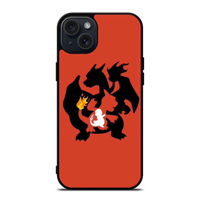 POKEMON CHARMANDER CHARMELEON CHARIZARD iPhone 15 Plus Case Cover POKEMON CHARMANDER CHARMELEON CHARIZARD iPhone 15 Plus Case Cover