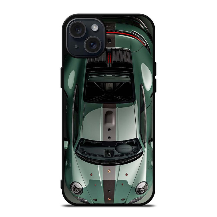 PORSCHE CAR 911 OLIVE GREEN iPhone 15 Plus Case Cover