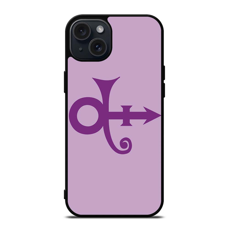 PRINCE PURPLE RAIN SYIMBOL iPhone 15 Plus Case Cover PRINCE PURPLE RAIN SYIMBOL iPhone 15 Plus Case Cover
