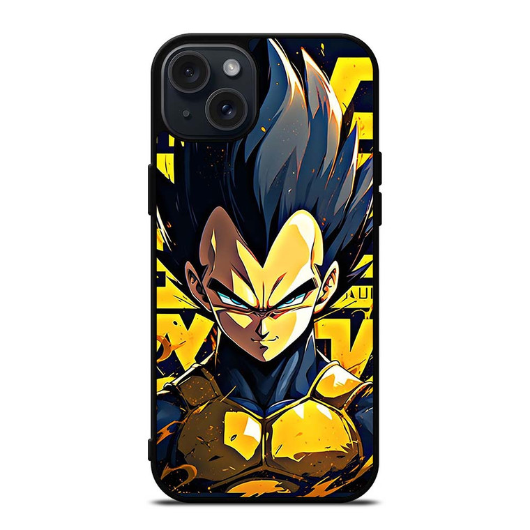 PRINCE VEGETA DRAGON BALL ANIME MANGA iPhone 15 Plus Case Cover PRINCE VEGETA DRAGON BALL ANIME MANGA iPhone 15 Plus Case Cover