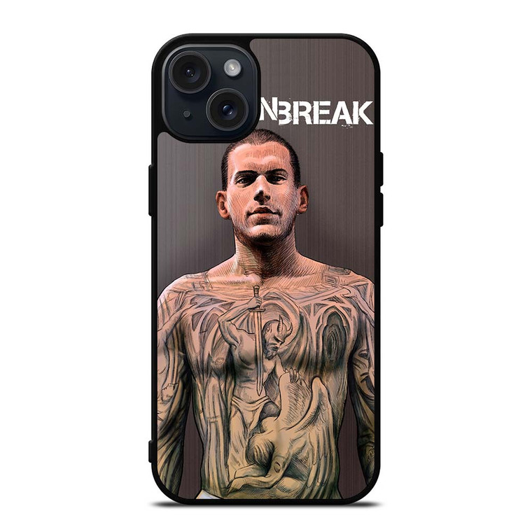 PRISON BREAK MICHAEL SCOFIELD iPhone 15 Plus Case Cover PRISON BREAK MICHAEL SCOFIELD iPhone 15 Plus Case Cover
