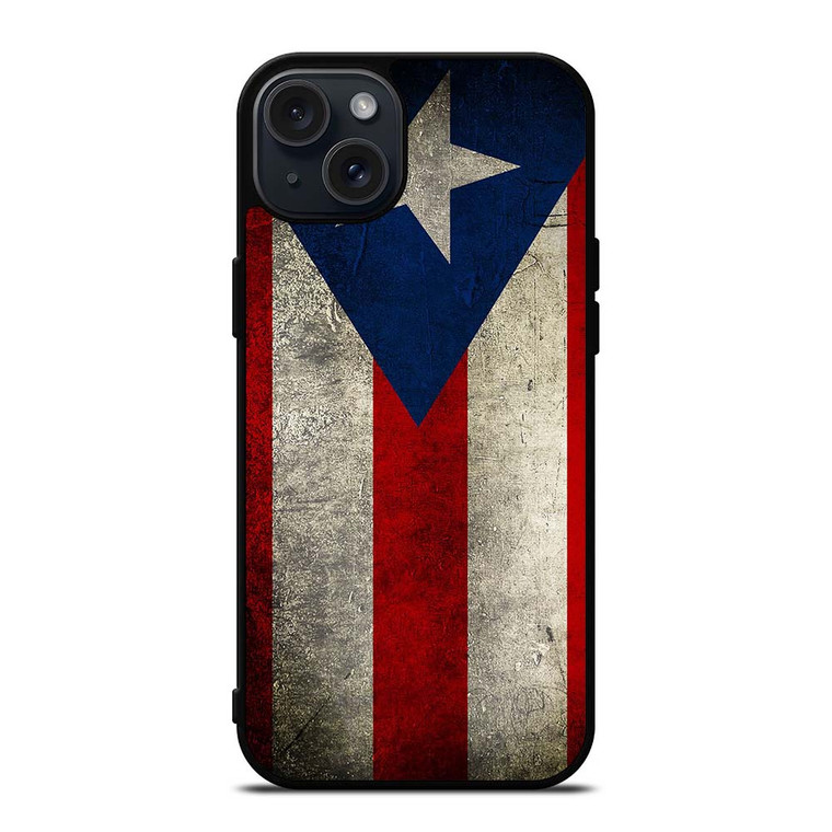 PUERTO RICO FLAG iPhone 15 Plus Case Cover PUERTO RICO FLAG iPhone 15 Plus Case Cover