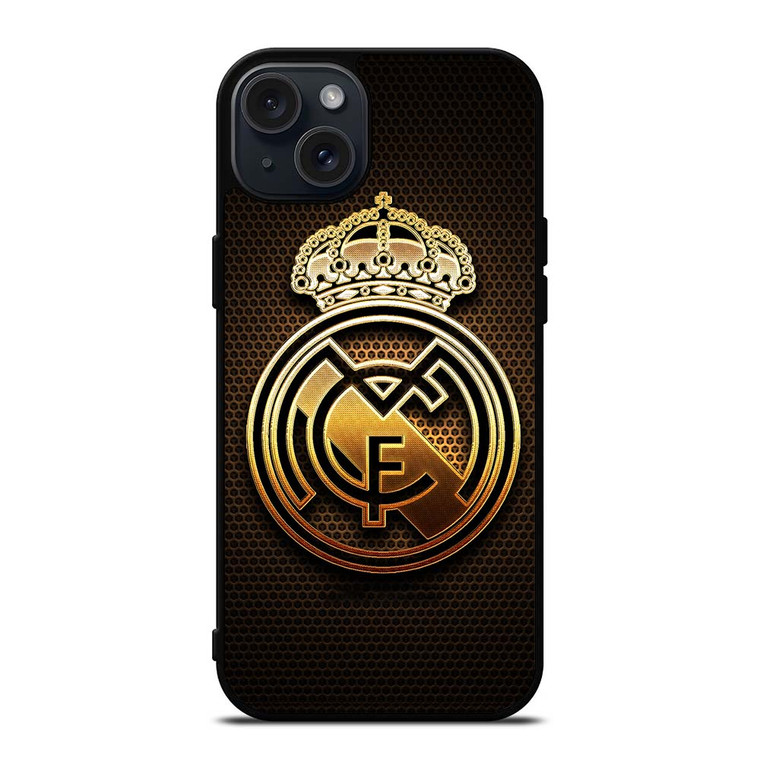 REAL MADRID FC GOLD iPhone 15 Plus Case Cover