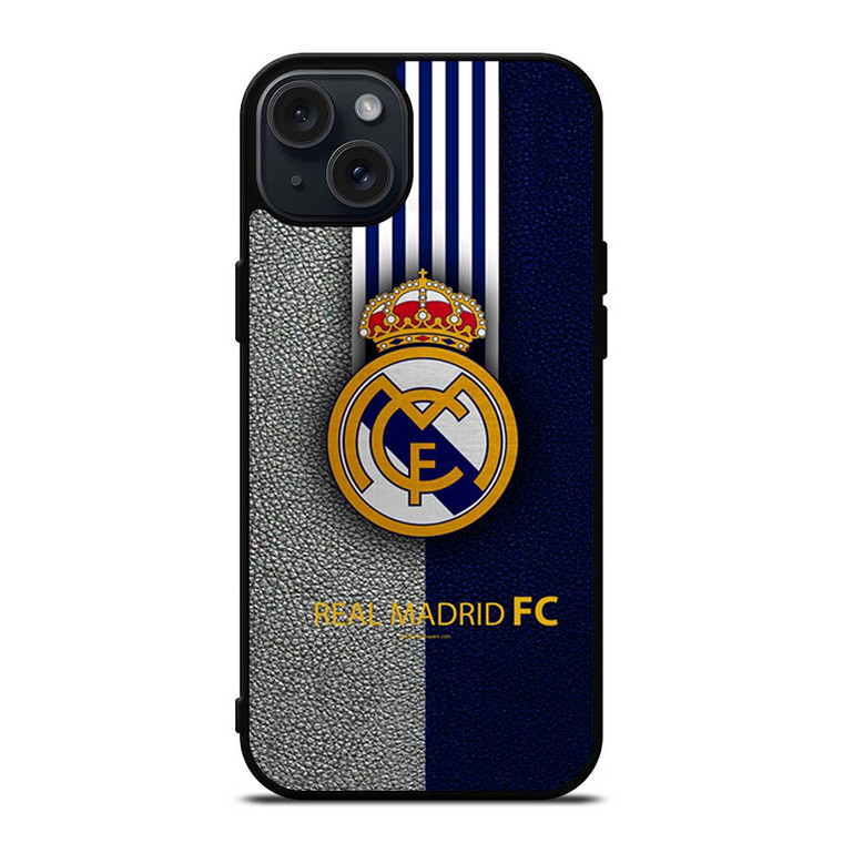 REAL MADRID FC LOGO iPhone 15 Plus Case Cover REAL MADRID FC LOGO iPhone 15 Plus Case Cover