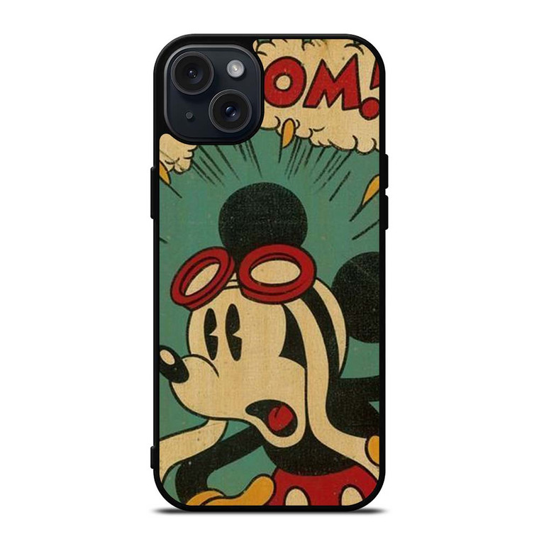 RETRO MICKEY MOUSE DISNEY BOOM iPhone 15 Plus Case Cover