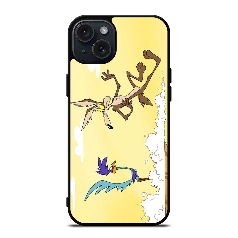 ROAD RUNNER AND COYOTE iPhone 15 Plus Case Cover ROAD RUNNER AND COYOTE iPhone 15 Plus Case Cover