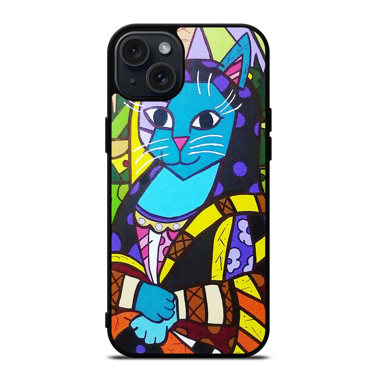 ROMERO BRITTO MONALISA iPhone 15 Plus Case Cover
