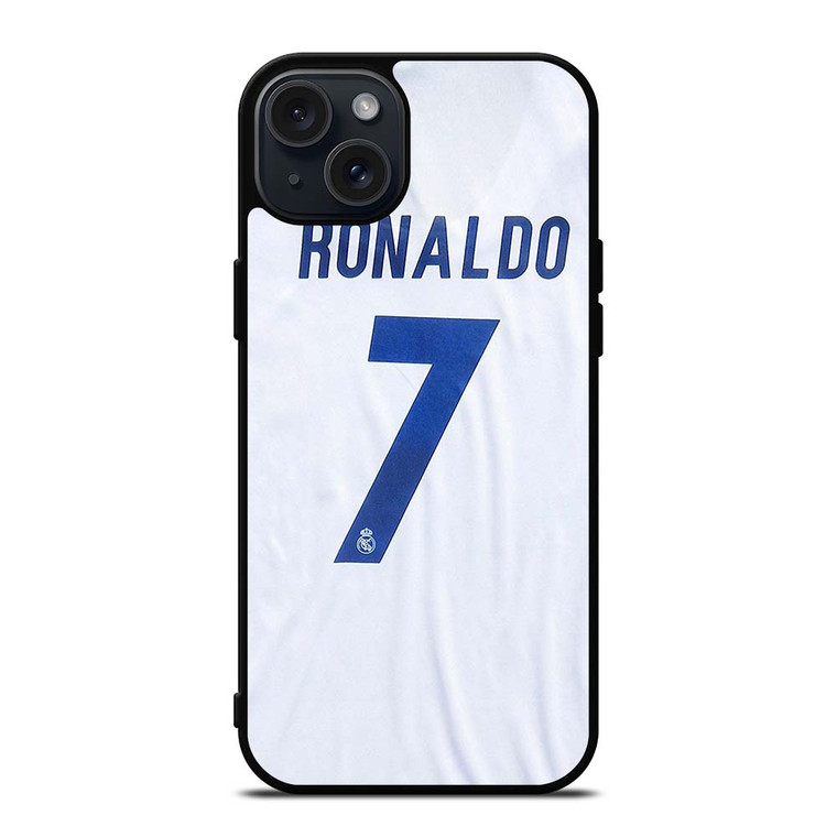 RONALDO CR7 JERSEY REAL MADRID iPhone 15 Plus Case Cover