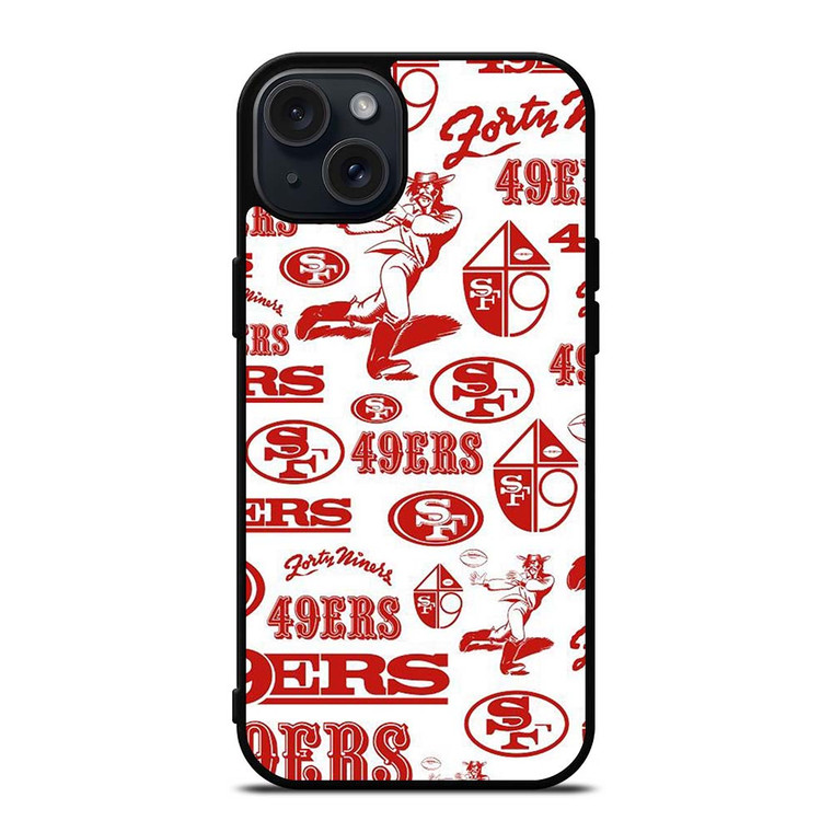 SAN FRANCISCO 49ERS LOGO FORTY NINERS FOOTBALL iPhone 15 Plus Case Cover