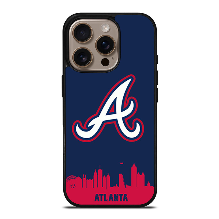 ATLANTA BRAVES BASEBALL LOGO iPhone 16 Pro Case Cover
