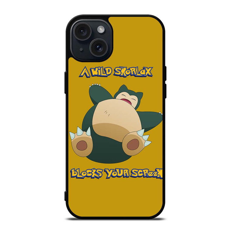 SNORLAX POKEMON iPhone 15 Plus Case Cover
