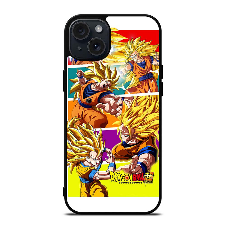 SON GOKU DRAGON BALL SAIYAN 3 iPhone 15 Plus Case Cover