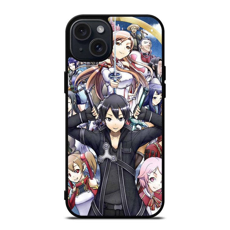 SWORD ART ONLINE CHARACTERS iPhone 15 Plus Case Cover