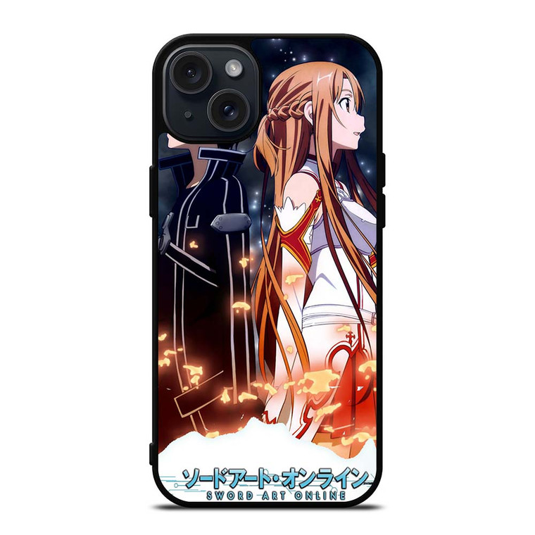SWORD ART ONLINE KIRITO ASUNA iPhone 15 Plus Case Cover