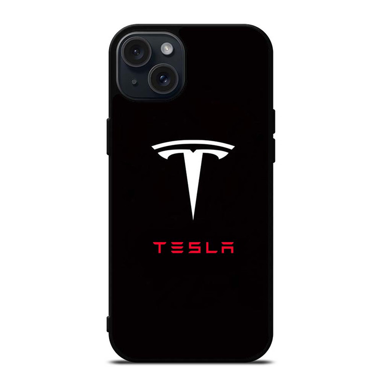 TESLA MOTORS LOGO 2 iPhone 15 Plus Case Cover