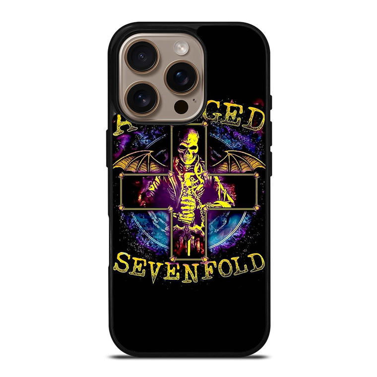 AVENGED SEVENFOLD BAND LOGO SKULL iPhone 16 Pro Case Cover