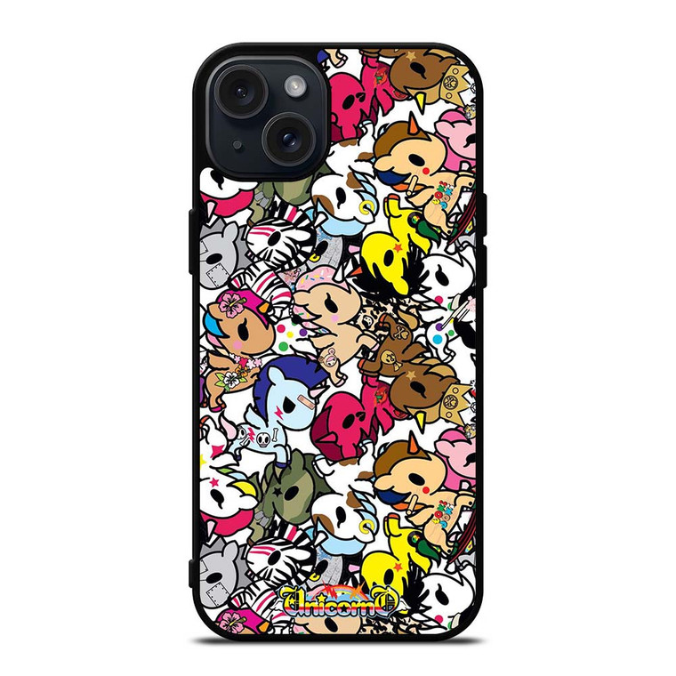 TOKIDOKI UNICORN COLLAGE iPhone 15 Plus Case Cover