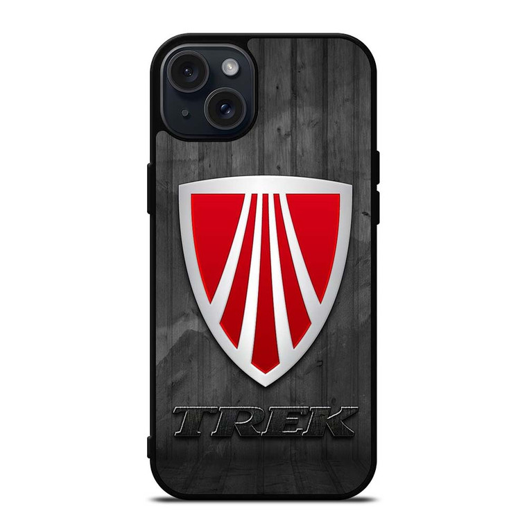 TREK BIKE WOODEN LOGO 2 iPhone 15 Plus Case Cover TREK BIKE WOODEN LOGO 2 iPhone 15 Plus Case Cover