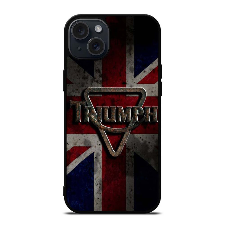 TRIUMPH MOTORCYCLE EMBLEM 2 iPhone 15 Plus Case Cover TRIUMPH MOTORCYCLE EMBLEM 2 iPhone 15 Plus Case Cover