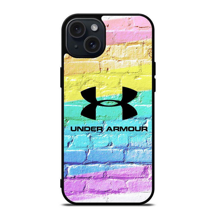 UNDER ARMOUR COLORED BRICK iPhone 15 Plus Case Cover UNDER ARMOUR COLORED BRICK iPhone 15 Plus Case Cover