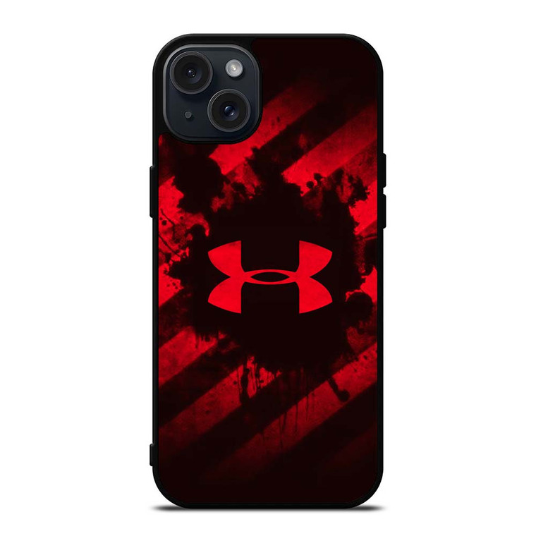 UNDER ARMOUR RED STRIPE LOGO iPhone 15 Plus Case Cover UNDER ARMOUR RED STRIPE LOGO iPhone 15 Plus Case Cover