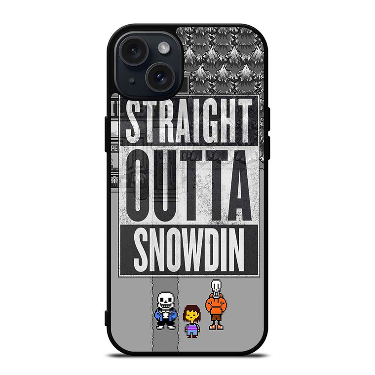 UNDERTALE STRAIGHT OUTTA SNOWDIN iPhone 15 Plus Case Cover UNDERTALE STRAIGHT OUTTA SNOWDIN iPhone 15 Plus Case Cover