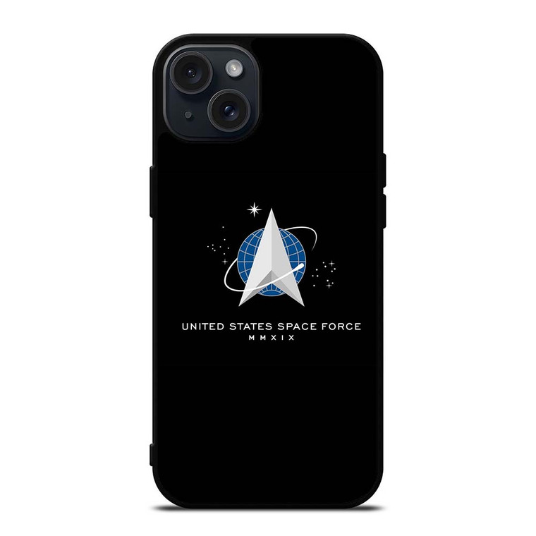 UNITED STATES SPACE FORCE LOGO MMXIX iPhone 15 Plus Case Cover UNITED STATES SPACE FORCE LOGO MMXIX iPhone 15 Plus Case Cover